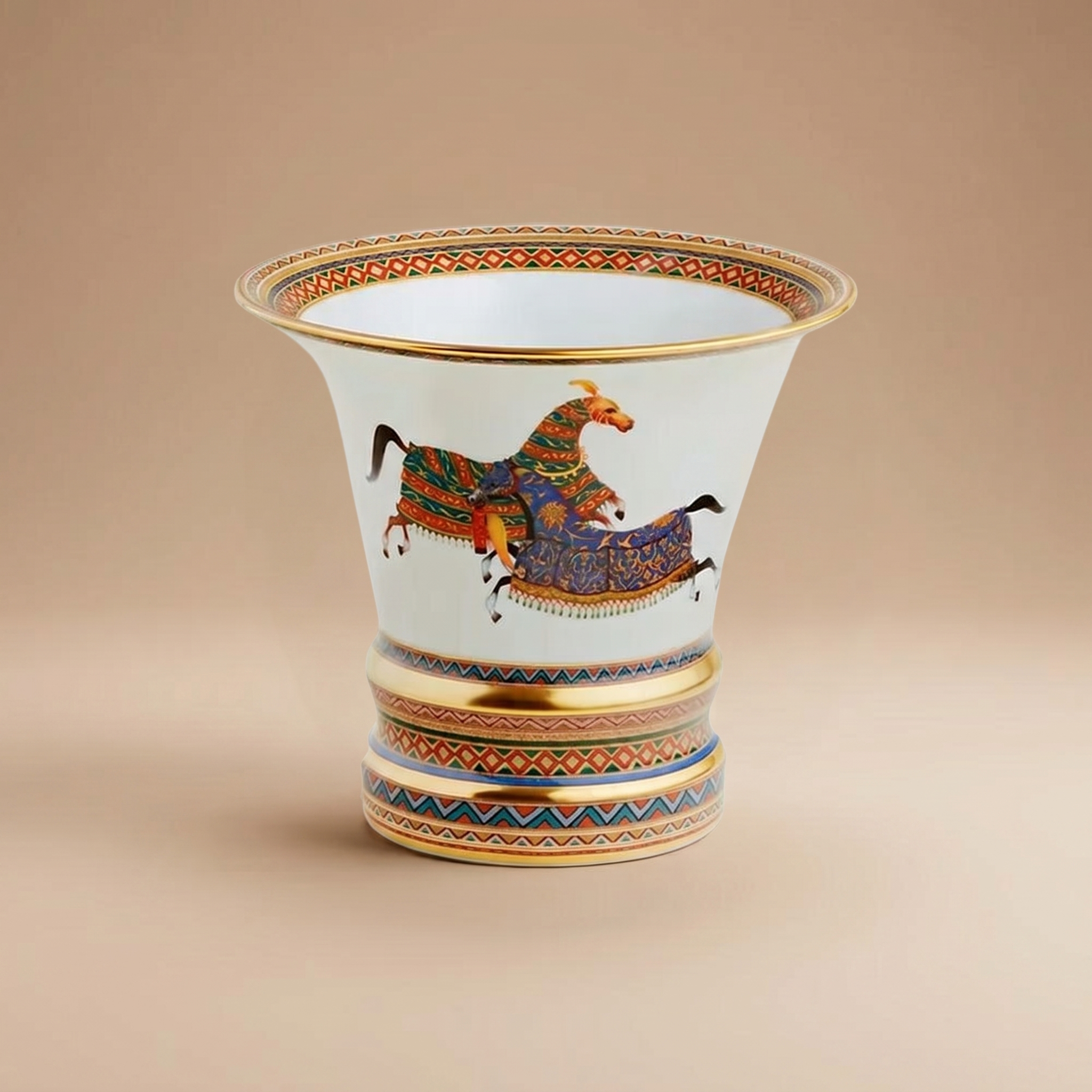 JARRÓN GRANDE CHEVAL D'ORIENT HERMÈS