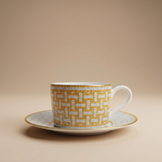 TAZA PARA TÉ CON PLATILLO MOSAIQUE AU 24 HERMÈS