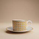 TAZA PARA TÉ CON PLATILLO MOSAIQUE AU 24 HERMÈS