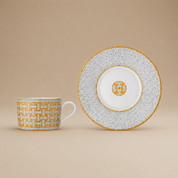 TAZA PARA TÉ CON PLATILLO MOSAIQUE AU 24 HERMÈS