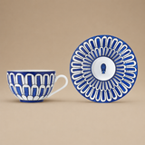 TAZA DE TÉ BLEUS D'AILLEURS HERMÈS (SET DE 2)
