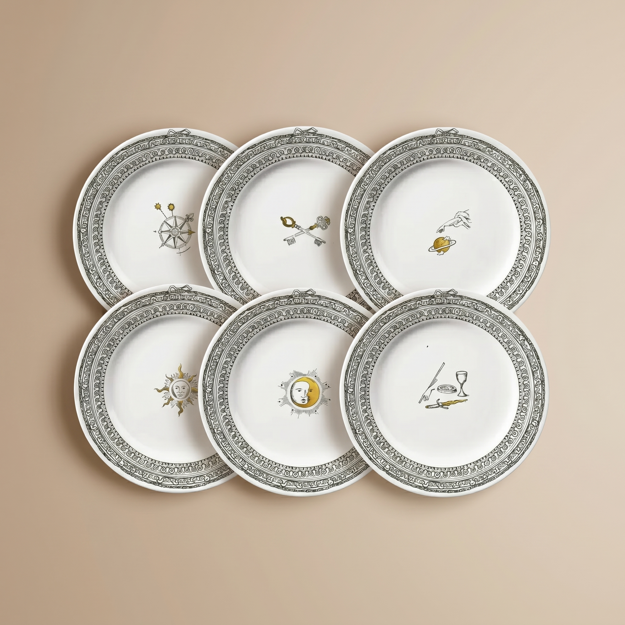 WAWW LA TABLE – CHATEAU PLATES – SET DE 6 PLATOS