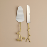 SET DE ESPÁTULA Y CUCHILLO AVA PARA PASTEL