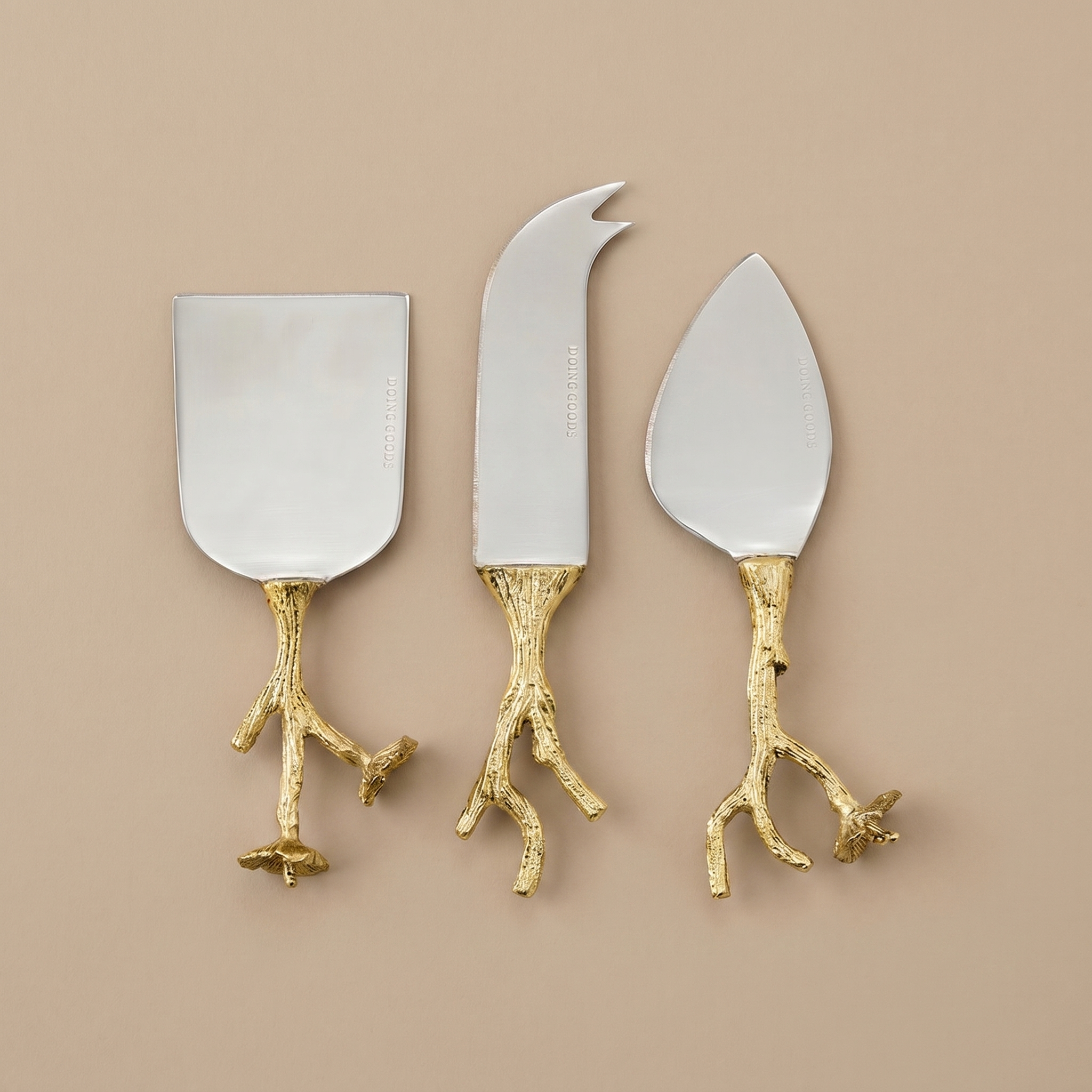 SET DE CUCHILLOS PARA QUESO AVA BLOSSOM
