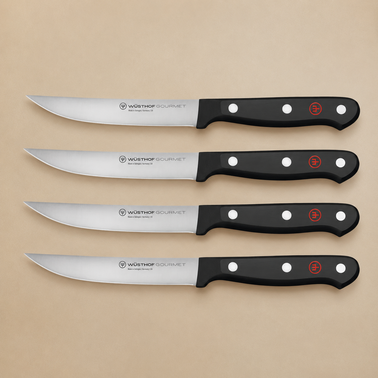 SET 4 CUCHILLOS PARA CARNE GOURMET WUSTHOF