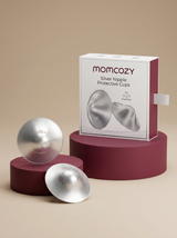 MOMCOZY COPAS DE LACTANCIA DE PLATA 999