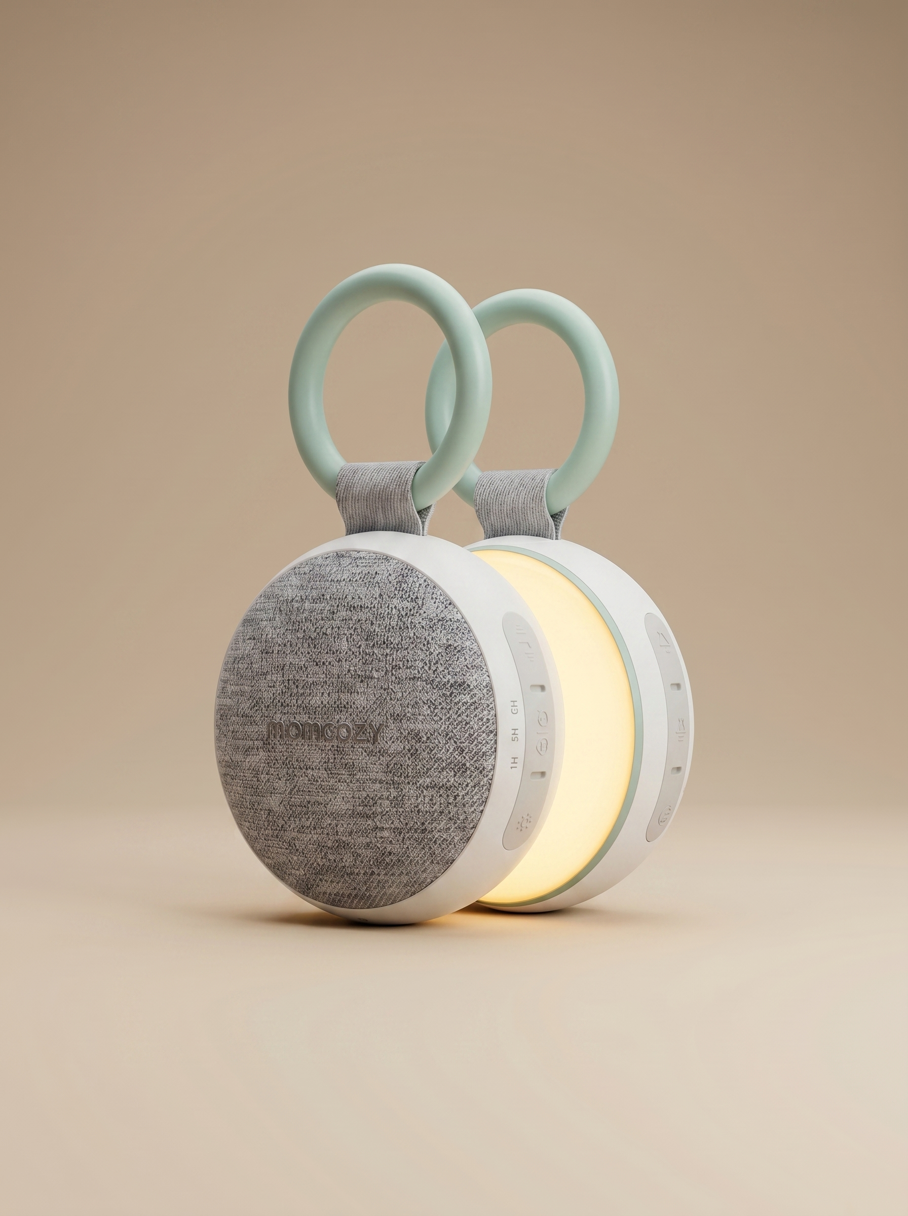 MOMCOZY - MÁQUINA DE SONIDOS PORTÁTIL CON LUZ NOCTURNA