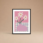 Cuadro Flores Retro