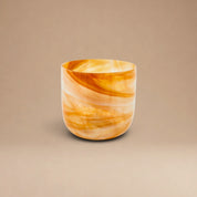 Florero Marmoleado Beige Small
