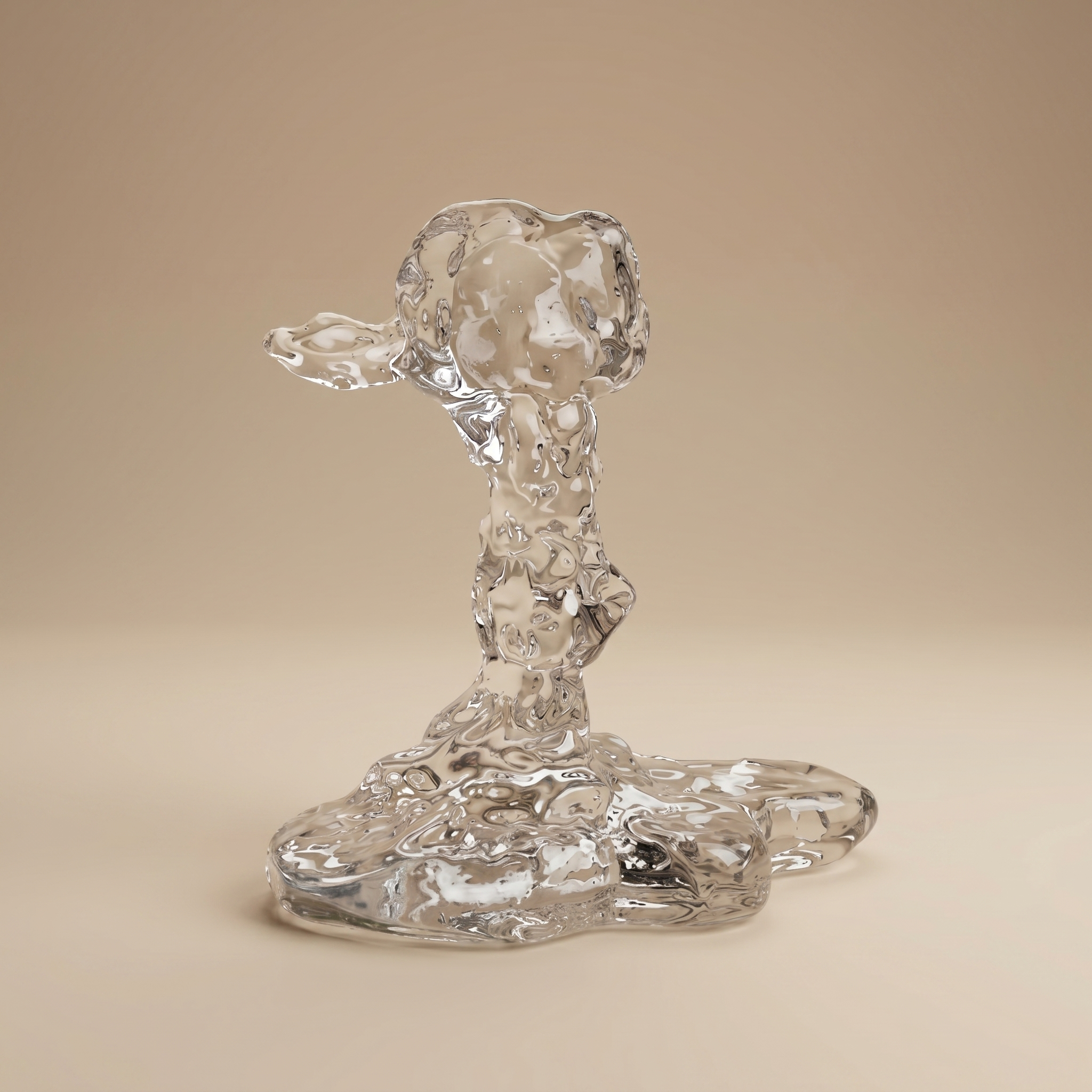 CANDELABRO GLASS DRIP PEQUEÑO POLSPOTTEN