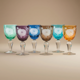 COPAS PARA VINO PEONY POLSPOTTEN (SET DE 6)