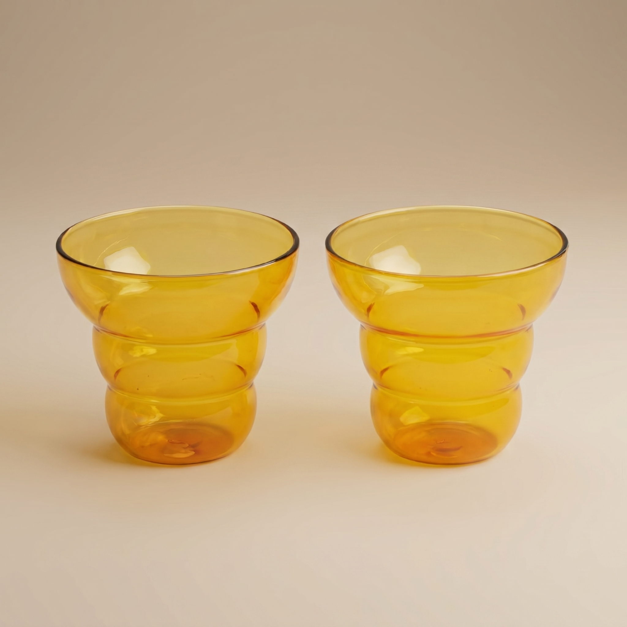 VASOS TUMBLER MIZU KIRI AMARILLO POLSPOTTEN (SET DE 2)