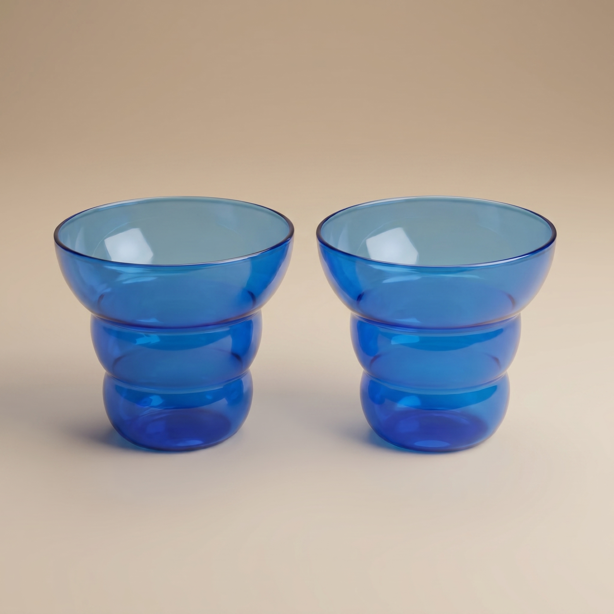 VASOS TUMBLER MIZU KIRI AZUL POLSPOTTEN (SET DE 2)