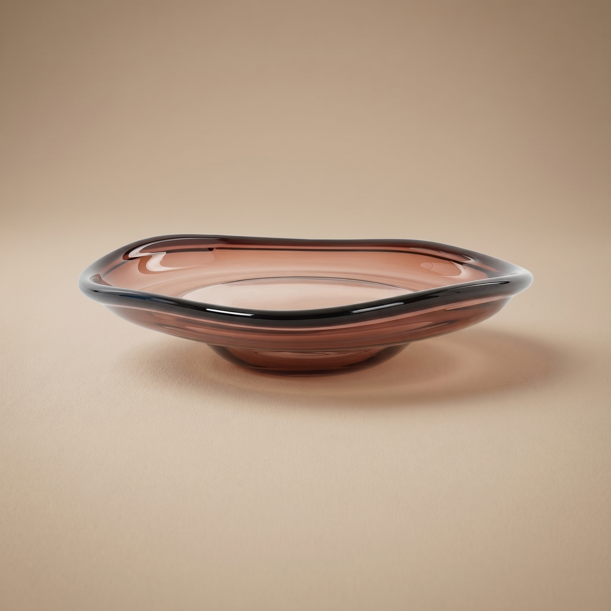 ADORNO EYE PLATE PEQUEÑO MARRÓN  POLSPOTTEN