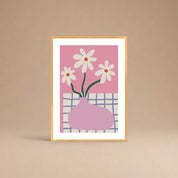 Cuadro Flores Retro
