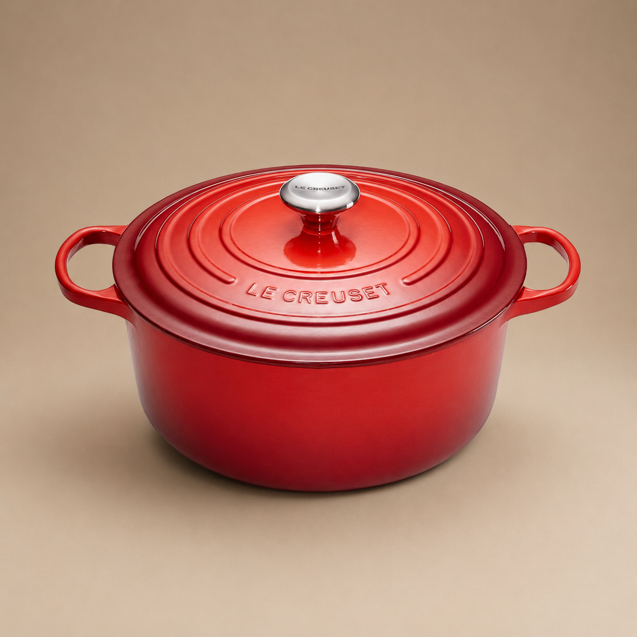 OLLA REDONDA ROJO 24CM LE CREUSET