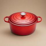 OLLA REDONDA ROJO 24CM LE CREUSET