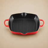 PARRILLA PROFUNDA CUADRADA ROJO 30CM LE CREUSET