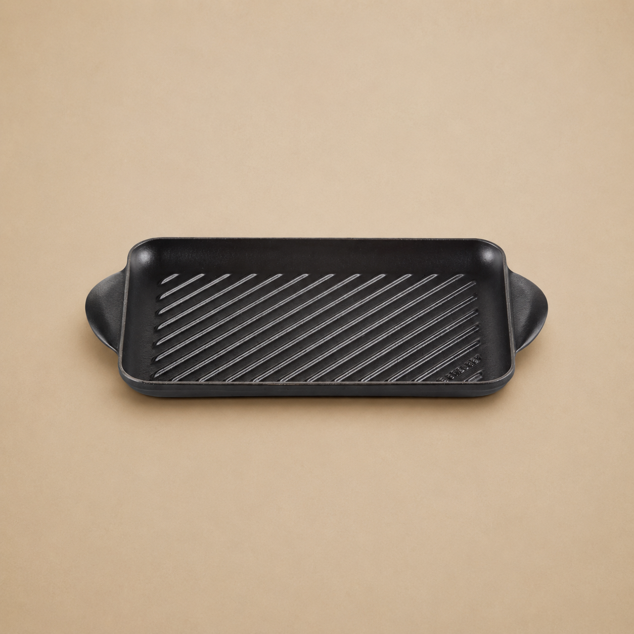 PARRILLA RECTANGULAR TRADITION NEGRO SATINADO 32CM LE CREUSET