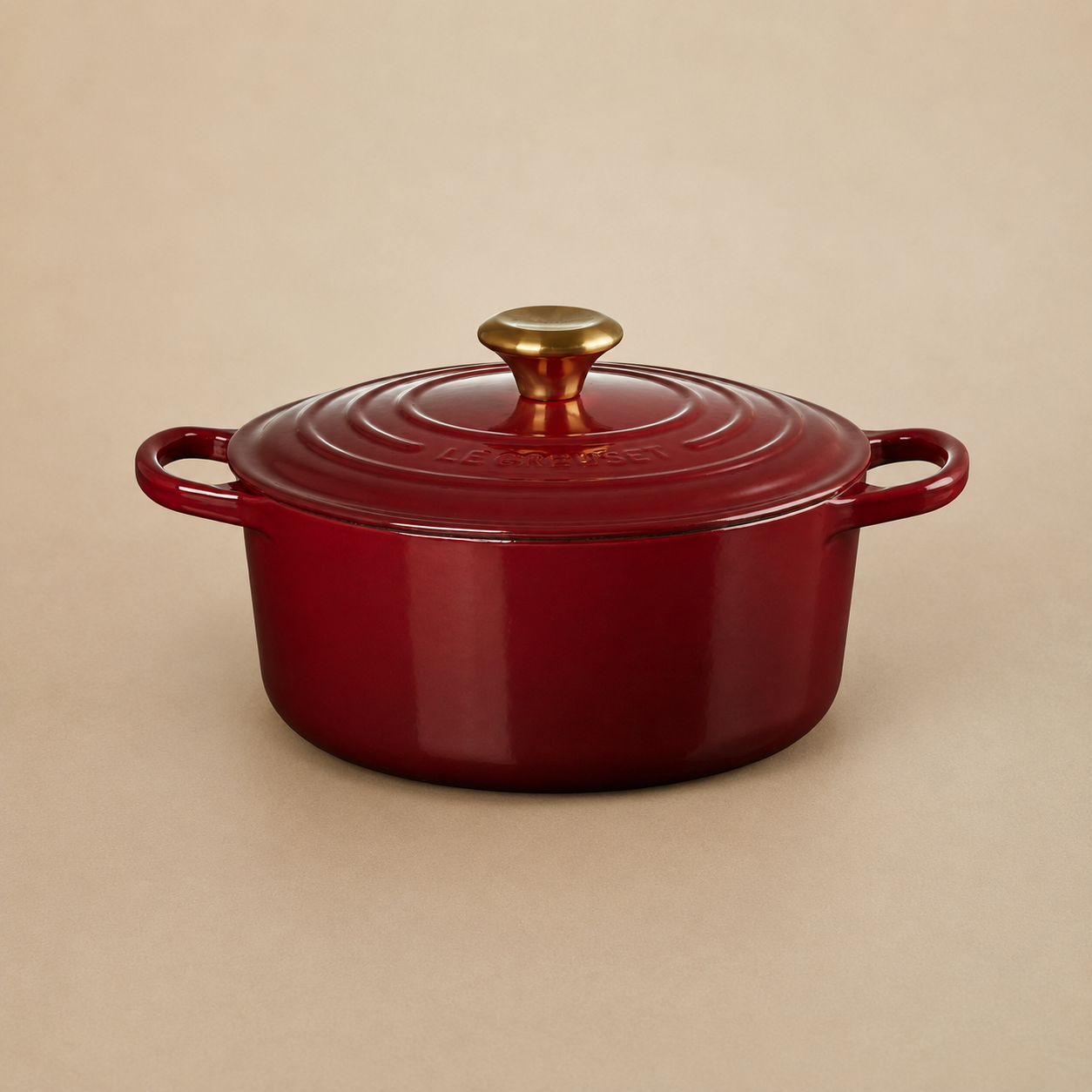 OLLA REDONDA COCOTTE GRANATE 22CM LE CREUSET