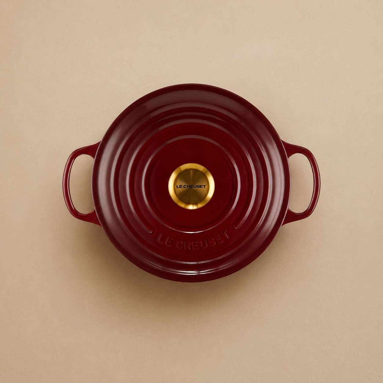 OLLA REDONDA COCOTTE GRANATE 22CM LE CREUSET