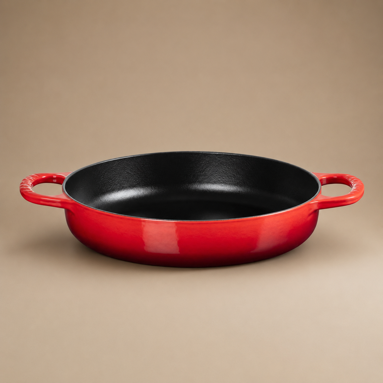 SARTÉN REDONDA CON ASAS DOBLES ROJO 28CM LE CREUSET