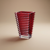 FLORERO RECTANGULAR SMALL EYE ROJO BACCARAT