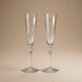 COPAS DE CHAMPAGNE HARCOURT BACCARAT (SET DE 2)