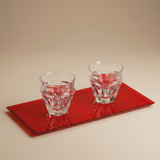 VASOS DE CAFÉ HARCOURT CON BANDEJA (SET DE 3) BACCARAT