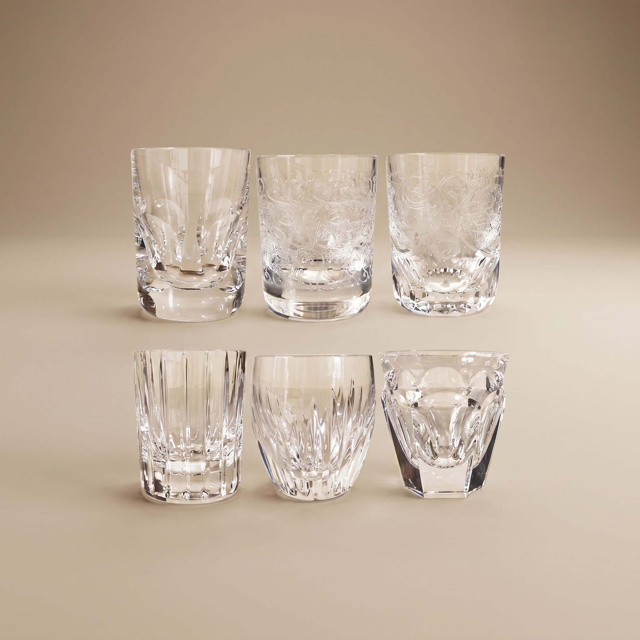 VASOS DE SHOT EVERYDAY LES MINIS BACCARAT (SET DE 6)