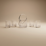 VASOS Y CUBETA HIELERA HARMONIE ON THE ROCKS BACCARAT (SET DE 5)