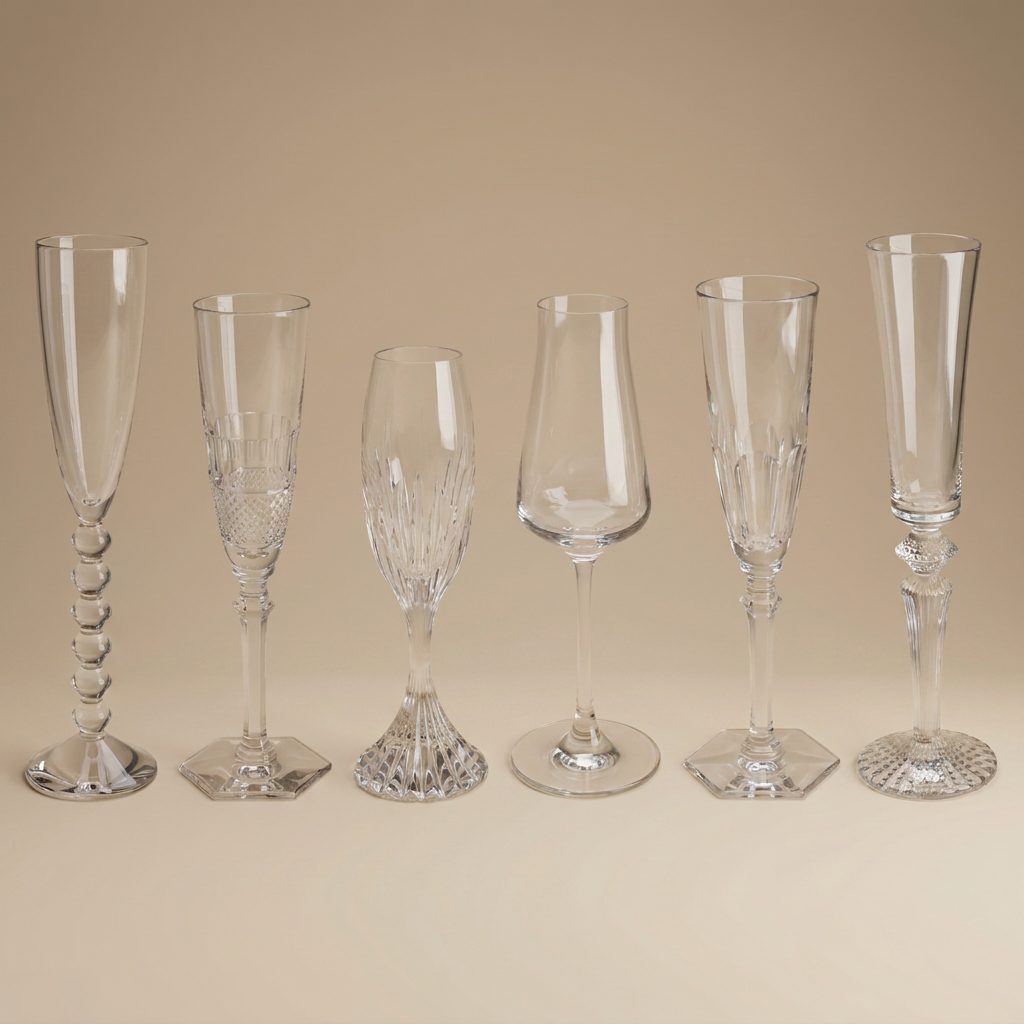 COPAS DE CHAMPAGNE BUBBLE BOX BACCARAT (SET DE 6)