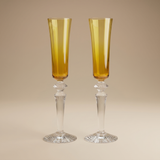 COPAS MILLE NUITS FLUTISSIMO AMBER BACCARAT (SET DE 2)