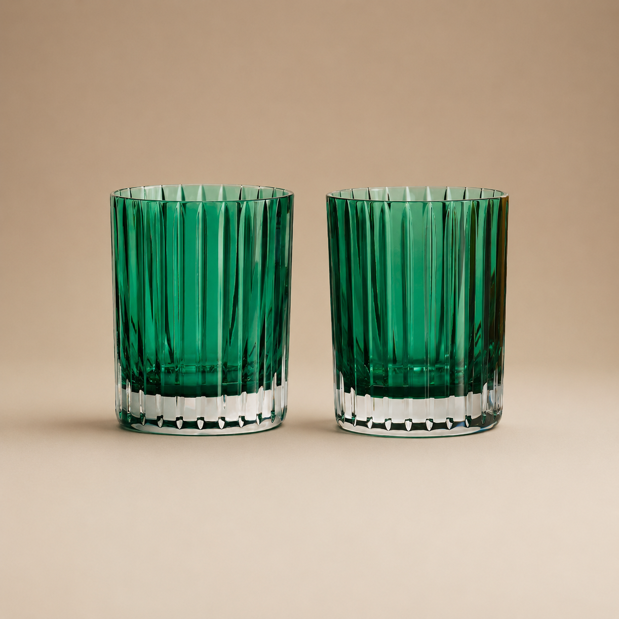 VASOS #2 HARMONIE VERDE ESMERALDA BACCARAT (SET DE 2)