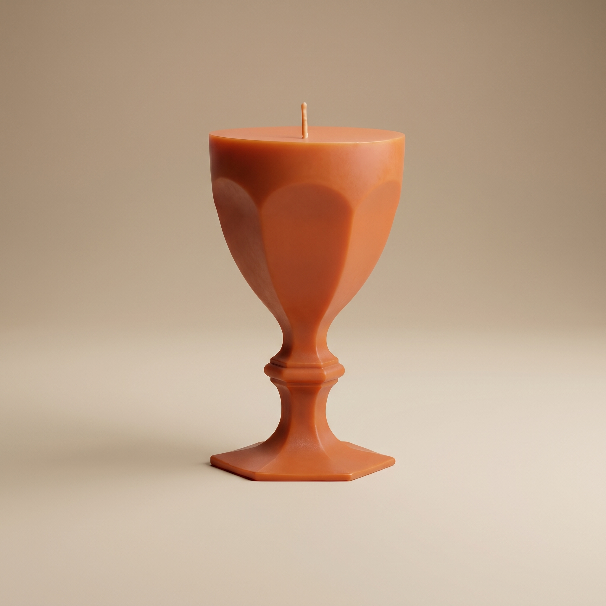 VELA HARCOURT 20CM NARANJA BACCARAT