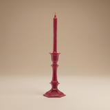 VELA CANDELABRO HARCOURT ROJO BACCARAT