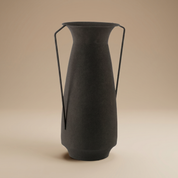 FLOREROS ROMAN NEGRO POLSPOTTEN (SET DE 4)