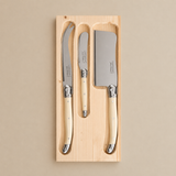 CUCHILLOS PARA QUESO LAGUIOLE JEAN DUBOST (SET DE 3)
