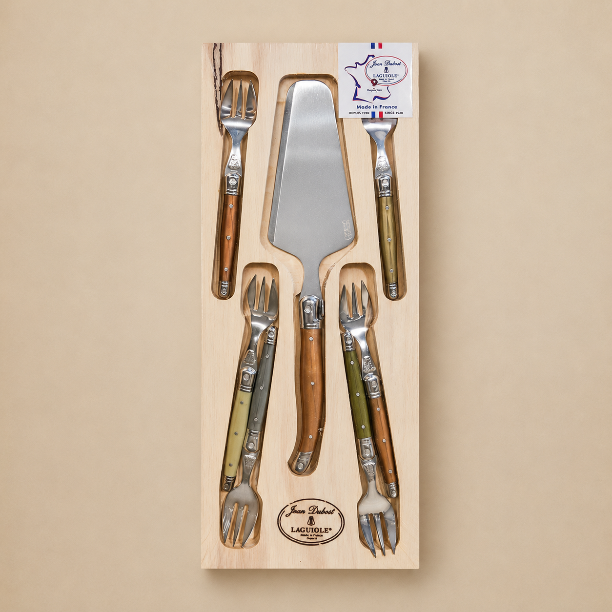 UTENSILIOS PARA POSTRE LAGUIOLE JEAN DUBOST (SET DE 7)