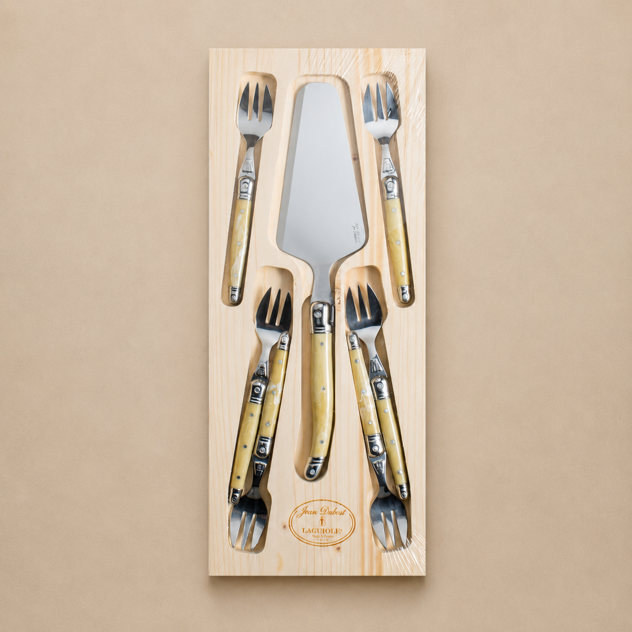 UTENSILIOS PARA POSTRE LAGUIOLE JEAN DUBOST (SET DE 7)