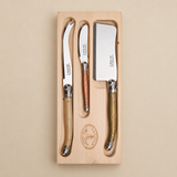 CUCHILLOS PARA QUESO LAGUIOLE JEAN DUBOST (SET DE 3)