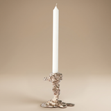 CANDELABRO DRIP PLATEADO PEQUEÑO POLSPOTTEN