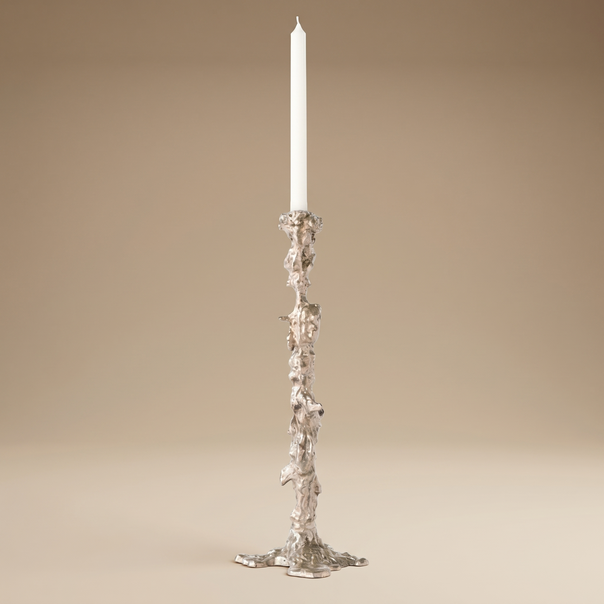 CANDELABRO DRIP PLATEADO EXTRA GRANDE POLSPOTTEN