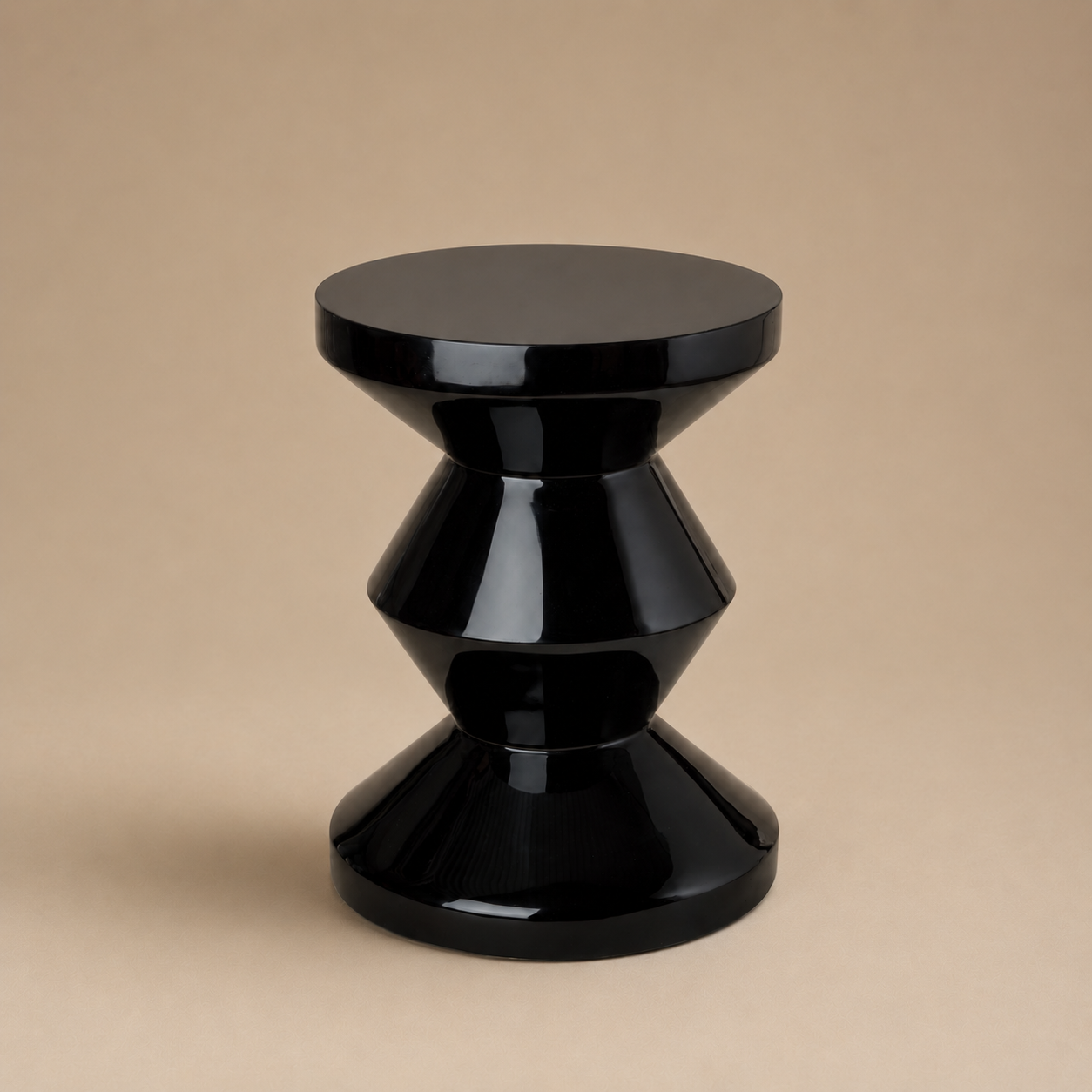 BANCO ZIG ZAG NEGRO POLSPOTTEN