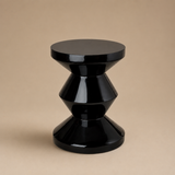 BANCO ZIG ZAG NEGRO POLSPOTTEN