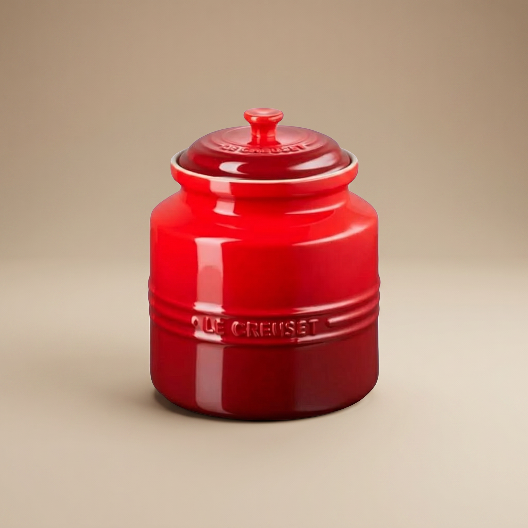FRASCO PARA GALLETAS ROJO LE CREUSET
