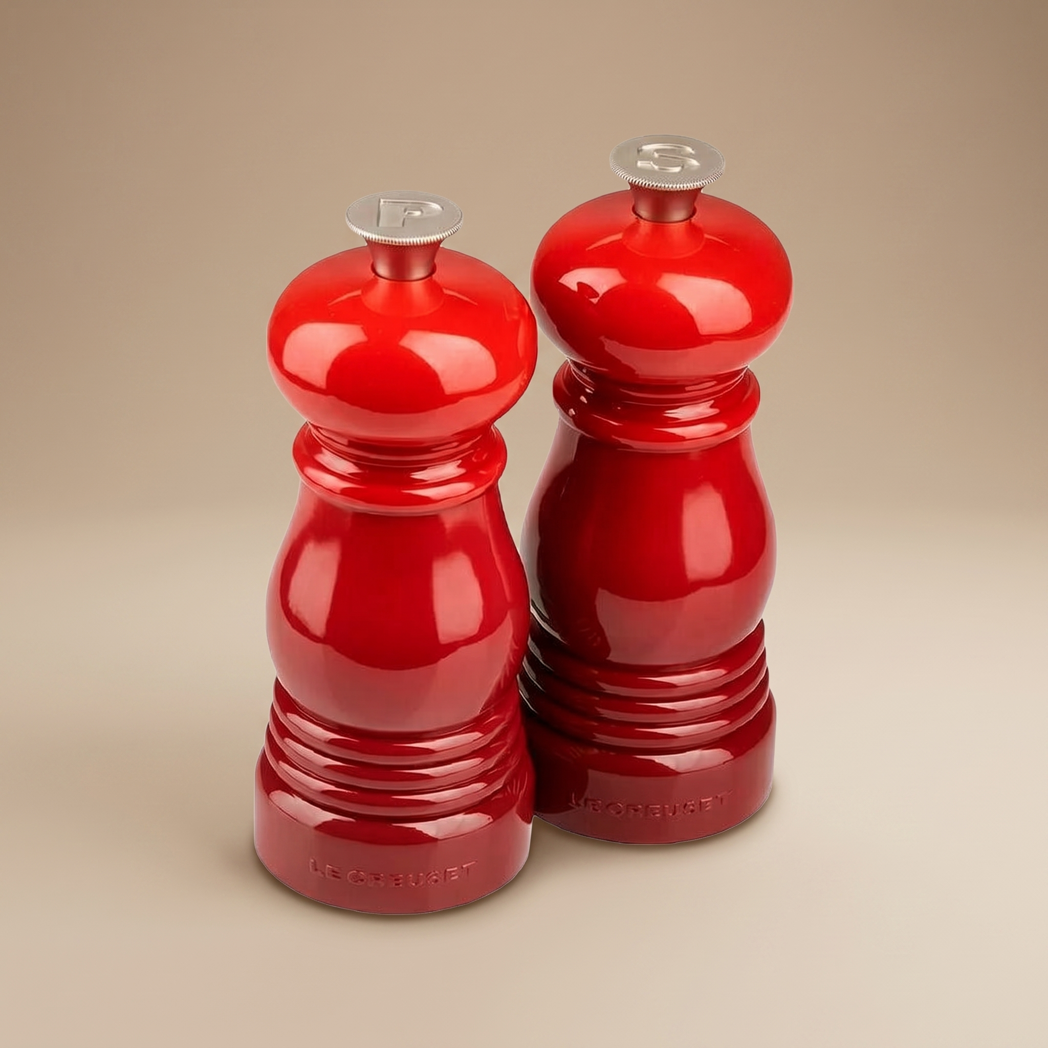 MOLINILLO DE SAL Y PIMIENTA ROJO LE CREUSET (SET DE 2)