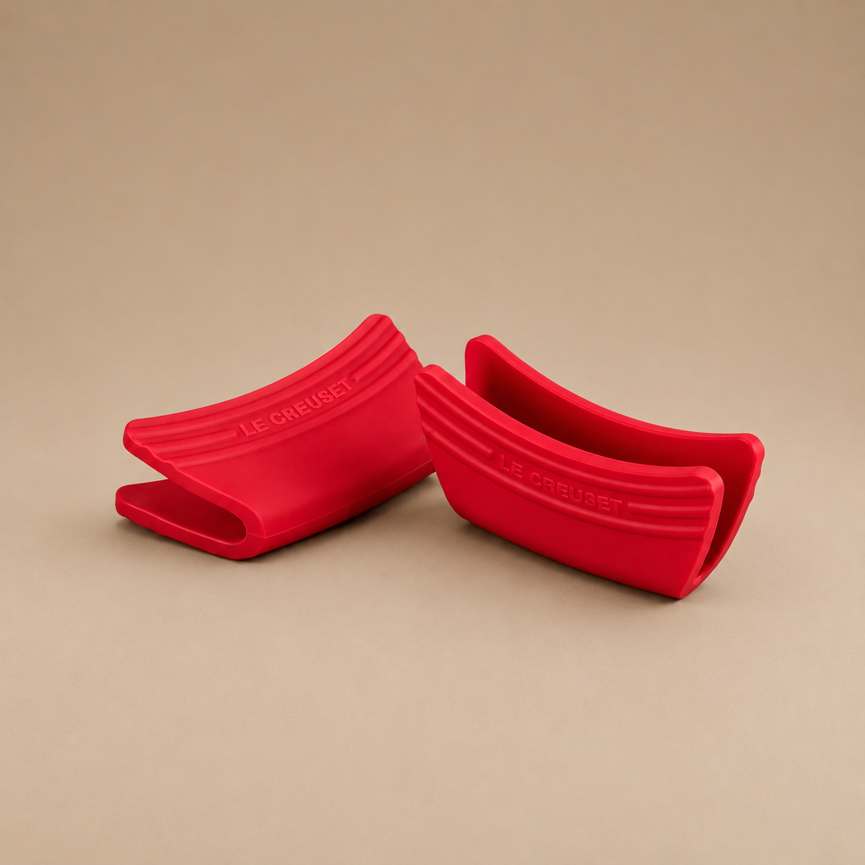 AGARRADORES DE SILICONA ROJO LE CREUSET (SET DE 2)