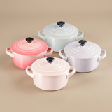 MINI COCOTTE MIX ROSADO / GRIS LE CREUSET (SET DE 4)