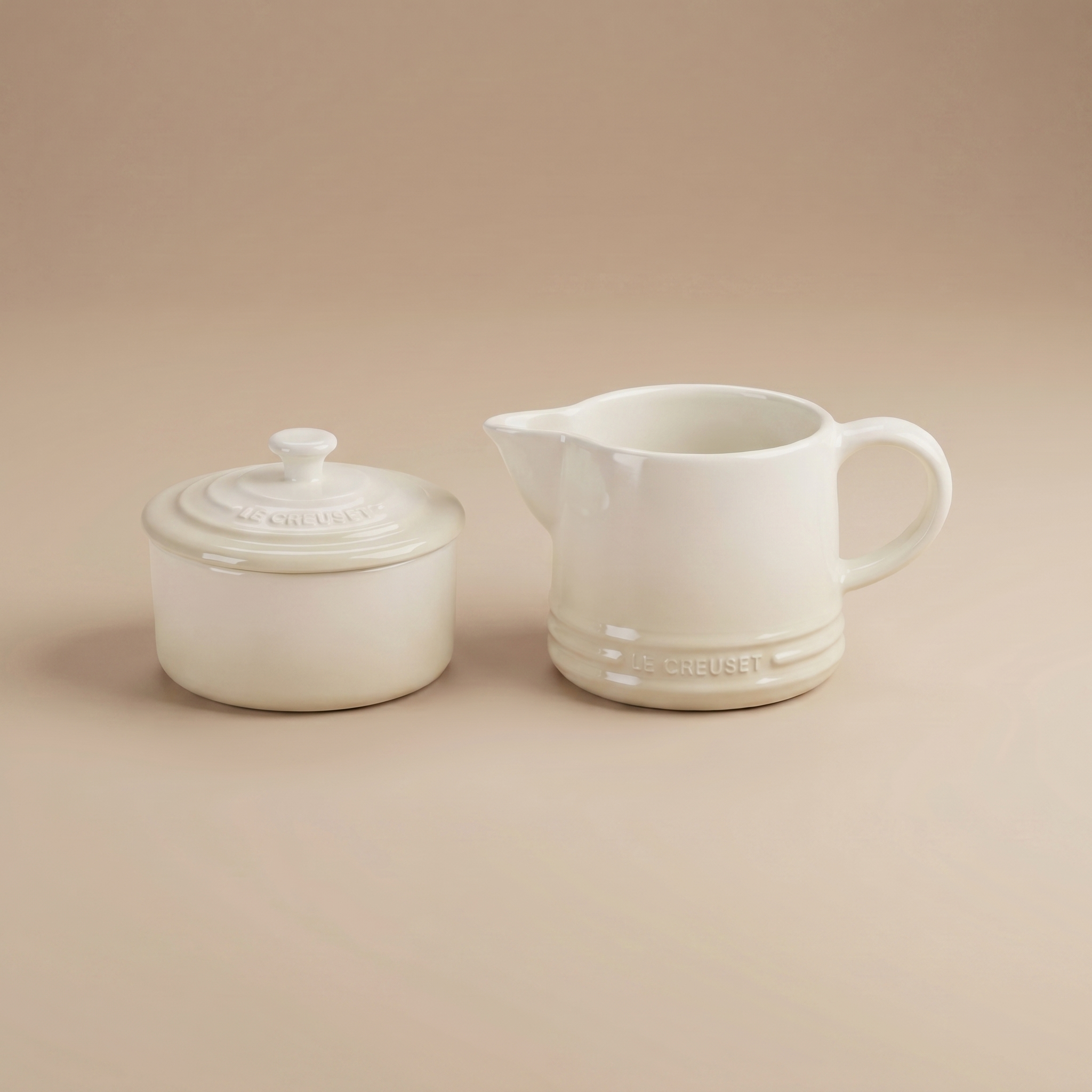 SET CREMERA Y AZUCARERO MERINGUE LE CREUSET